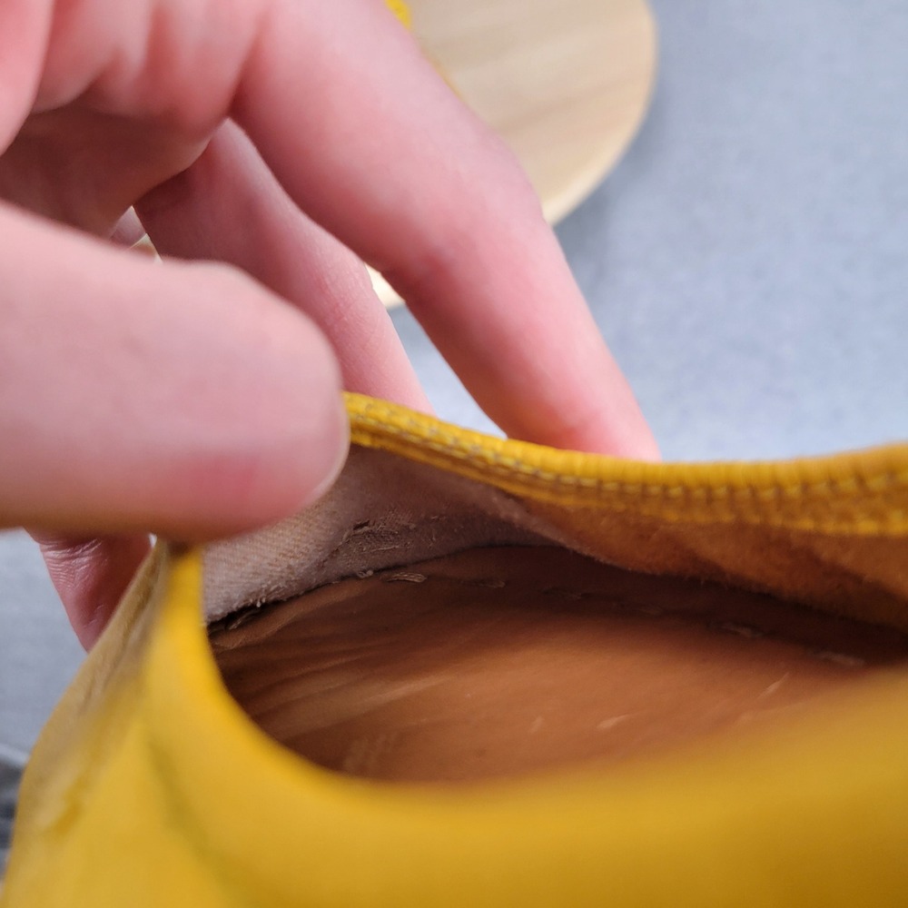 Tieks Ballet Flats Women 8 Canary Yellow Leather Foldable Split Sole Classic - Picture 9 of 12